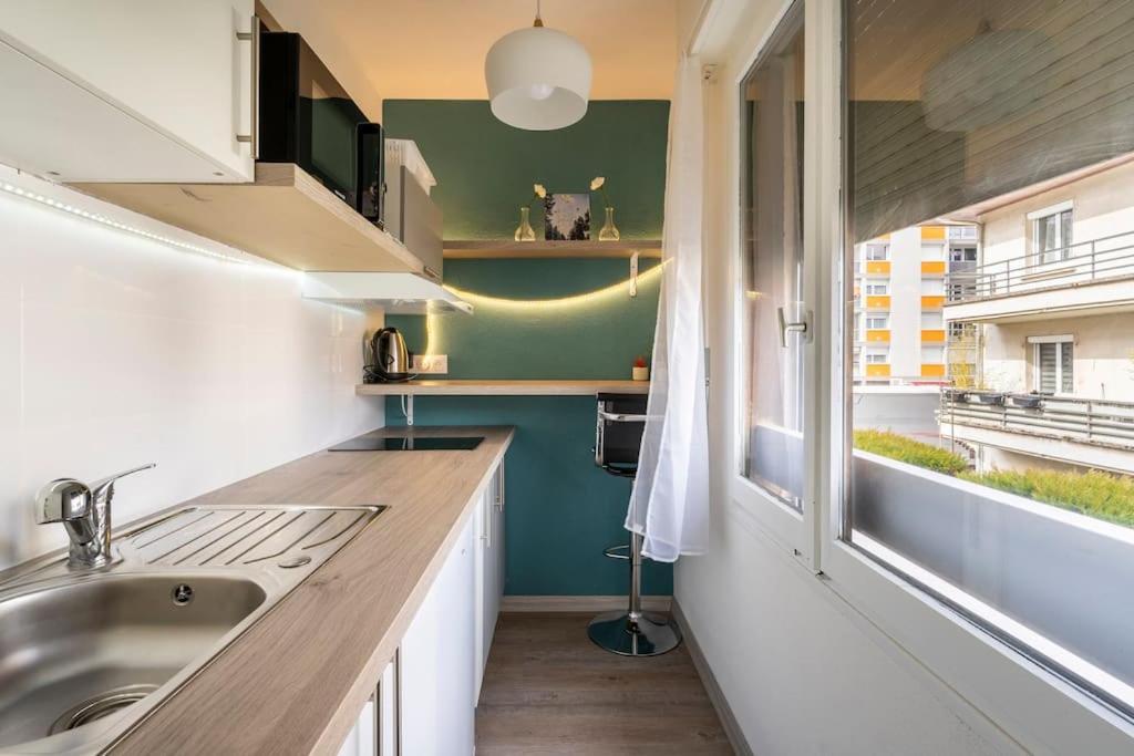 Studio Cosy Proche Du Centre + Parking Gratuit Cluses Exterior photo